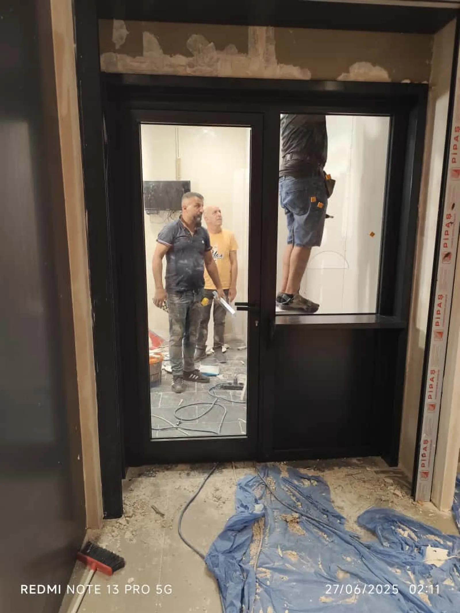 DOĞRAMA C60 Antrasit alüminyum doğrama