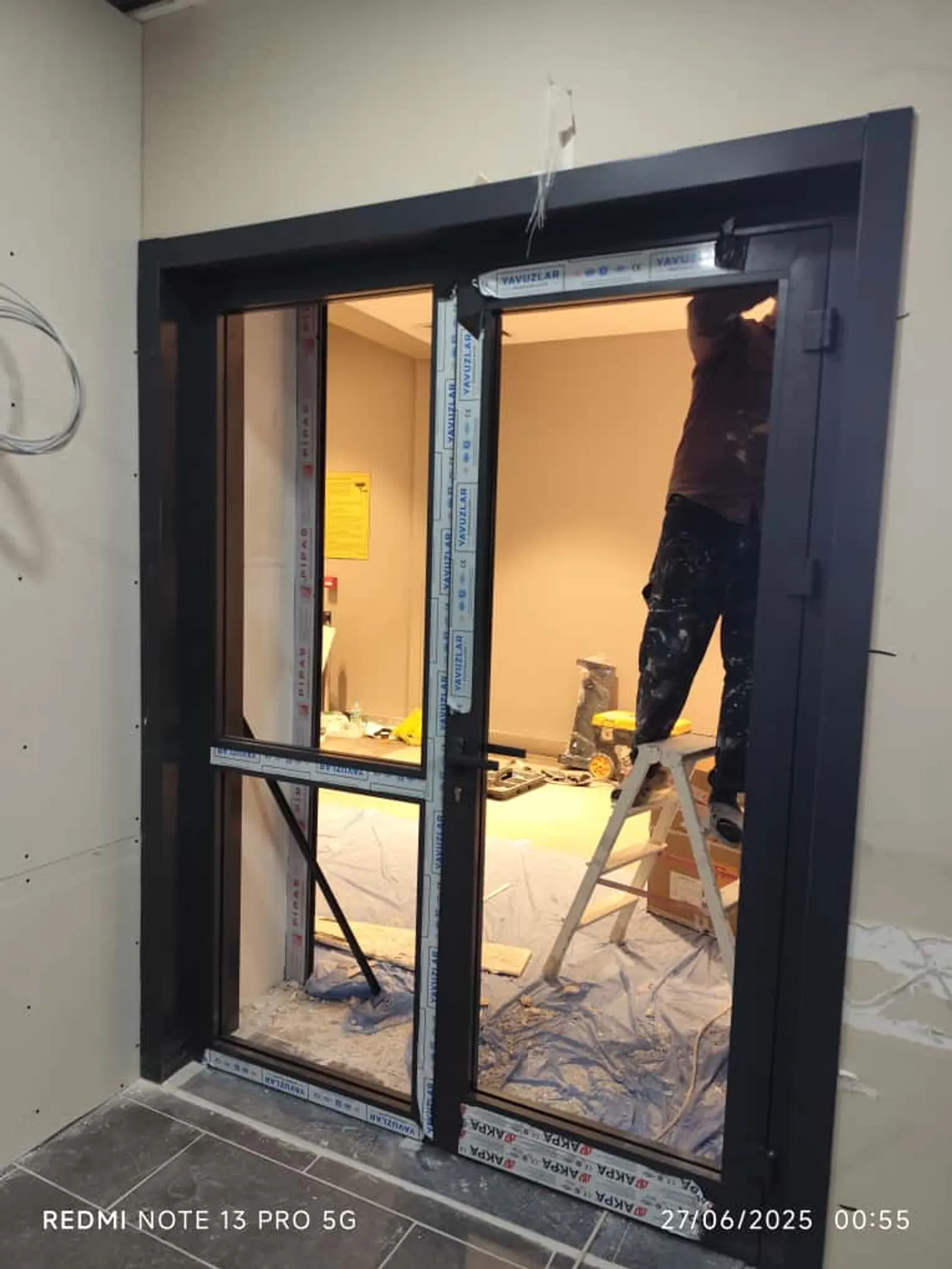 DOĞRAMA C60 Antrasit alüminyum doğrama