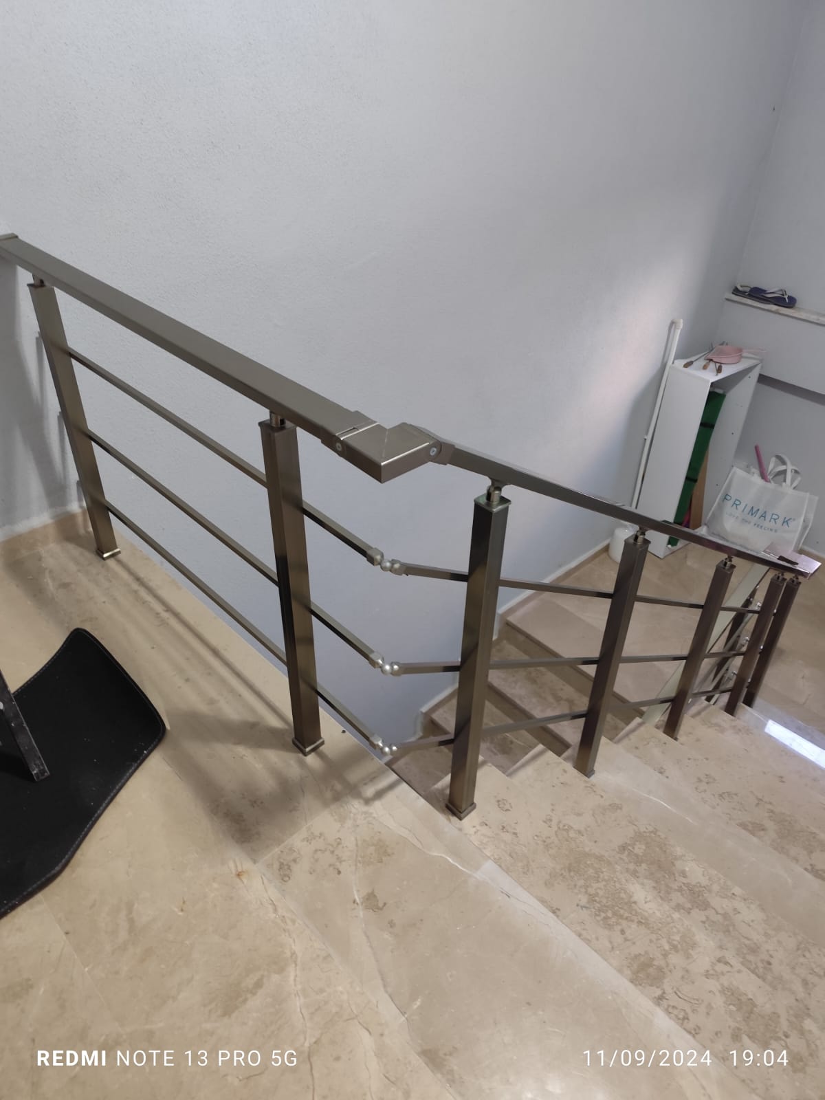 KÜPEŞTE alüminyum bronz merdiven küpeşte